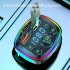 Car Bluetooth FM Transmitter Led Backlight Mp3 Player Hands Free Kit Dual Usb Adapter Fast Charger Q7