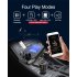 Car Bluetooth Hands free Phone Transmitter AUX MP3 Player Smart Fast Charging 3 0 Charger black