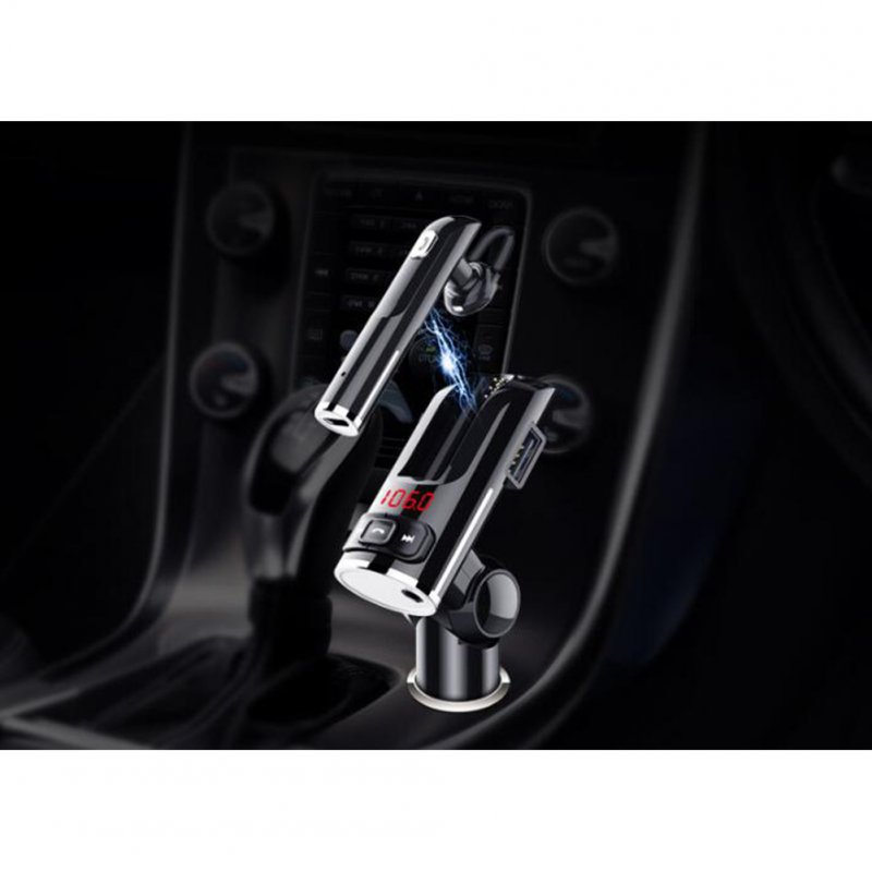 Wholesale Car Bluetooth Headset Bluetooth Receiver FM Transmitter Car