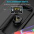 Car Bluetooth MP3 Player Calls Hands free Player Fm Transmitter Car Charger Black Neutral English