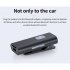 Car Bluetooth compatible Audio  Receiver With Mic Long Battery Life 3 5mm Aux Jack Wireless Adapter Compatible For Pc Headphones black