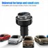 Car Bluetooth compatible 5 0 Fm  Transmitter Lossless Usb Charger Mp3 Music Player Hands free Multifunctional Car Accessories black