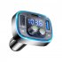 Car Bluetooth compatible 5 0 Adapter Wireless Fm Radio Transmitter Mp3 Player Pd3 0 Qc 3 0 36w 6a Changer 7 Colors Led Backlit black