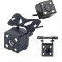 Car Camera Rearview Camera Universal Mount Rear Camera Backup Parking Reverse Assist Cam LED Night Vision Parking Camera 12 lights