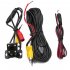 Car Camera Rearview Camera Universal Mount Rear Camera Backup Parking Reverse Assist Cam LED Night Vision Parking Camera 12 lights