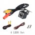 Car Camera Rearview Camera Universal Mount Rear Camera Backup Parking Reverse Assist Cam LED Night Vision Parking Camera 12 lights