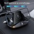Car Cell Phone Holder 15W Wireless Fast Charging Dashboard Mount With Parking Number Plate Safety Hammer And Aromatherapy Air Freshener Versatile Device Purple