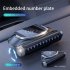 Car Cell Phone Holder 15W Wireless Fast Charging Dashboard Mount With Parking Number Plate Safety Hammer And Aromatherapy Air Freshener Versatile Device Purple