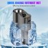 Car Charger Extension Cigarette Lighter Adapter Socket Splitter 2 USB 1PD Ports Voltage Meter 12V 24V Automobile Outlet black