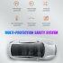 Car Charger Extension Cigarette Lighter Adapter Socket Splitter 2 USB 1PD Ports Voltage Meter 12V 24V Automobile Outlet black