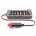 Car Cigarette Lighter Battery Tester 6 Led Lights Display Overload Checker 12v Battery Voltage Tester as picture show
