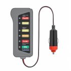 Car Cigarette Lighter Battery Tester 6 Led Lights Display Overload Checker 12v Battery Voltage Tester as picture show