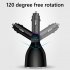 Car Cigarette Lighter Socket Qc3 0 Digital Display Usb Dual Port Fast Charge Multi functional Charger Adapter black