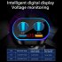 Car Cigarette Lighter Socket Qc3 0 Digital Display Usb Dual Port Fast Charge Multi functional Charger Adapter black