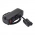 Car Cigarette Lighter Usb Charger Socket Power Splitter Voltmeter On off Switch for Rv Truck Marine Boat Black