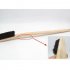 Car Cleaning Brush Engine Tire Wheel Rim Long Bamboo Handle Natural Bristl Auto Detailing Washer 40CM Arc handle