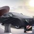 Car Cover All Black 190t Silver Coated Cloth Rainproof Sunscreen Protector Exterior Snow Covers Reflective Strip 540x175x120CM XL