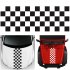 Car Covers Vinyl Racing Sports Decal Head Sticker Stripe Plaid Pattern Car Decal Accessories white