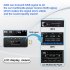 Car DAB Radio Tuner Digital Radio DAB Universal FM Wireless Transmitter Audio Transponder Black