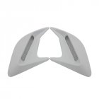 Car DIY Auto Decorative Side Vent Air Flow Fender Intake Stickers Decal 1pair White  pair 