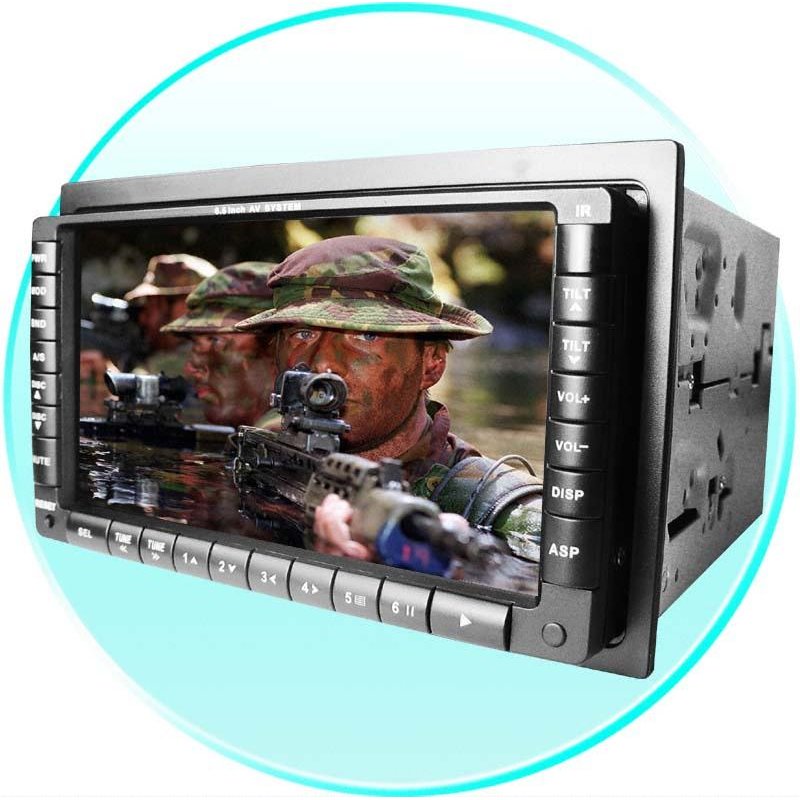 Car DVD Player 2-Din - 6.5 Inch TFT + MP4 Connection
