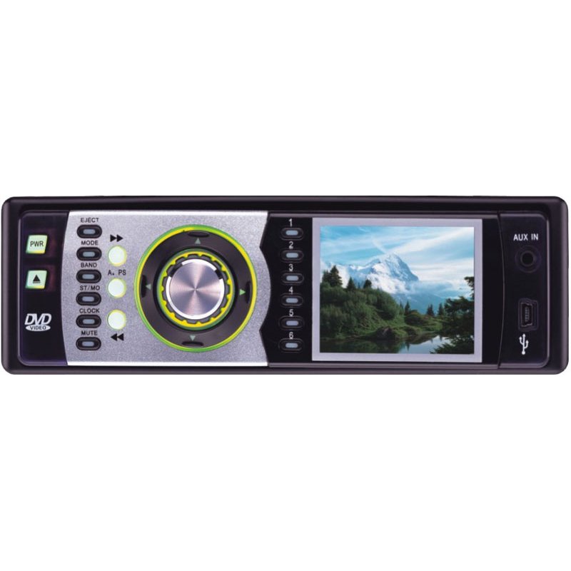 Car DVD Player In-Dash Stereo With USB And SD MMC Card Reader