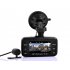 Car DVR Black Box and Camera set with a spectacular 260 Degree Front Viewing Angle and a convenient 130 Degree Rear Viewing Angle Camera