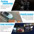 Car DVR Dash Cam Front And Rear Inside 3 Channel 1080P 2 inch IPS Screen Infrared Cabin Lights Night Vision Black