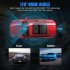 Car Dash Cam 4 inch Dual lens Touch screen Driving Recorder Ips Screen Hd Recorder Reversing Images Black