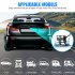 Car Dash Cam 4 inch Dual lens Touch screen Driving Recorder Ips Screen Hd Recorder Reversing Images Black