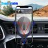 Car Dashboard 360 degree Rotation Cell Phone Holder Stand Vent Mount Bracket Multi functional Telescopic Suction Cup Navigation Seat black
