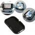 Car Dashboard Anti Slip Pad Rubber Mobile Phone Holder Skidproof Grip Mat for GPS DVR Black