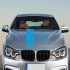 Car Decals Auto Sticker For Machine Cover  Rearview Mirror Windshield Film blue