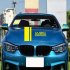 Car Decals Auto Sticker For Machine Cover  Rearview Mirror Windshield Film yellow