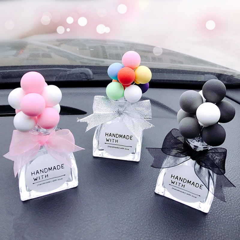 Car Decoration Car Perfume Seat Colorful Cartoon Cute Creative Glass Bottle Car Interior Decoration colorful