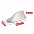 Car Decoration Shark Fin Antenna With Signal For Radio Antenna Roof Tail Antenna Free Punching white