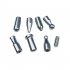 Car Dent Removal Tools Paintless Dent Repair Leveling Pen Bar Taps Down Heads Hail Pit Diy Repair Tool silver