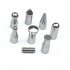 Car Dent Removal Tools Paintless Dent Repair Leveling Pen Bar Taps Down Heads Hail Pit Diy Repair Tool silver