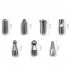 Car Dent Removal Tools Paintless Dent Repair Leveling Pen Bar Taps Down Heads Hail Pit Diy Repair Tool silver
