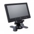 Car Display 7 inch Hdmi compatible HD Ips Screen High brightness Vga Monitor with Speakers US Plug