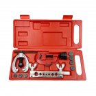 Car Double Flaring Dies Tool Set Copper Pipe Expander Air-conditioning Refrigerator Refrigeration Maintenance Tools red