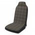 Car Driver Seat Cover Breathable Plaid Printing Single Seat Cover Interior Accessories Styling Supplies Red