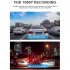 Car Driving Recorder 3 16 inch HD Night Vision Dash Camera Front Rear Double Camcorder with Mobile Phone Wifi Black