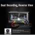 Car Driving Recorder 3 16 inch HD Night Vision Dash Camera Front Rear Double Camcorder with Mobile Phone Wifi Black