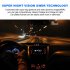 Car Driving Recorder 3 16 inch HD Night Vision Dash Camera Front Rear Double Camcorder with Mobile Phone Wifi Black