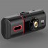 Car Driving Recorder 6 layer Hd Dual lens Gps Tracking Camera With Night Vision Parking Monitor black