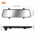 Car Dvr Dash Cam 10 inch Full Screen Dual Lens Video Recorder Night Vision G Sensor Black