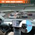 Car Dvr Dash Cam 10 inch Full Screen Dual Lens Video Recorder Night Vision G Sensor Black