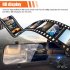 Car Dvr Dash Cam 10 inch Full Screen Dual Lens Video Recorder Night Vision G Sensor Black