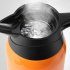 Car Electric Kettle Insulation Cup Temperature Digital Display Cup Cover Large Handle Hot Water Kettle 12V 24V Universal 12V steel color